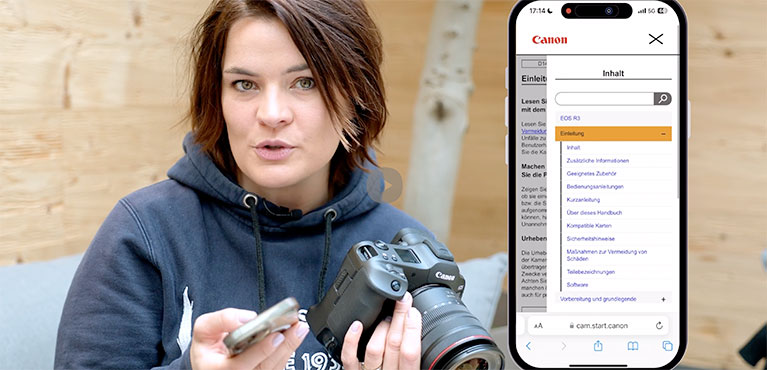 EOS R3: Bilder sichten und löschen