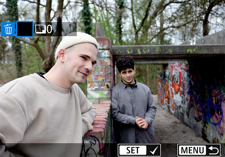 Quick-Tipp: Bilder sichten und löschen bei der EOS R3