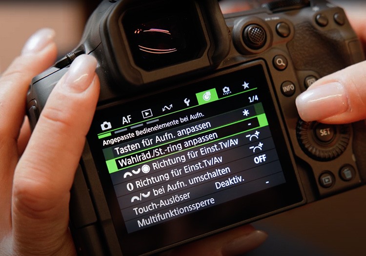 Quick-Tipp: Custom-Menü bei Canon EOS R1 und EOS R5 Mark II