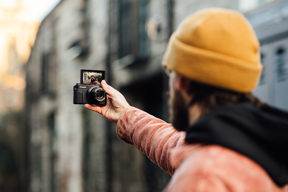 PowerShot G7 X Mark III im Vlogging-Einsatz